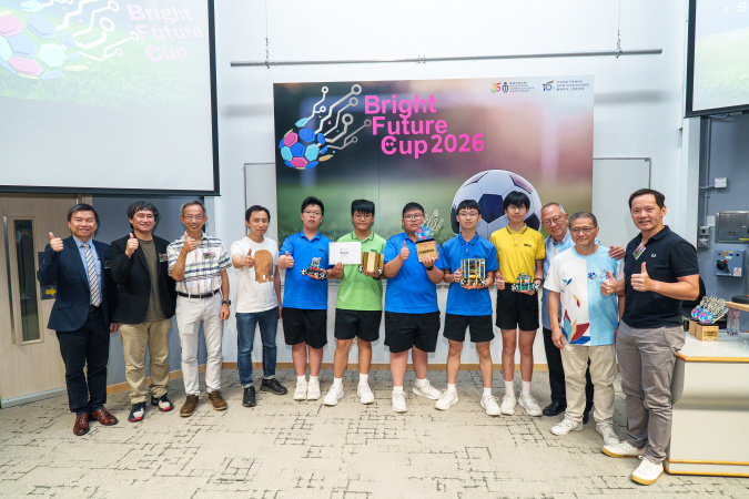 Champion team and honorable guests