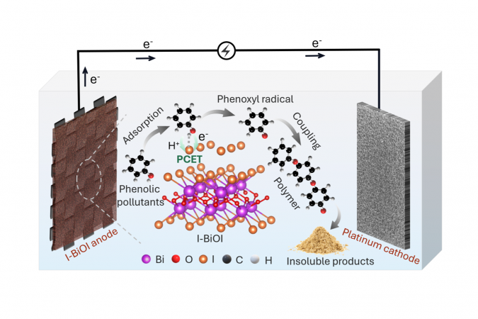The study discovers that highly selective polymerization arises from proton-coupled electron transfer using an I-BiOI anode.