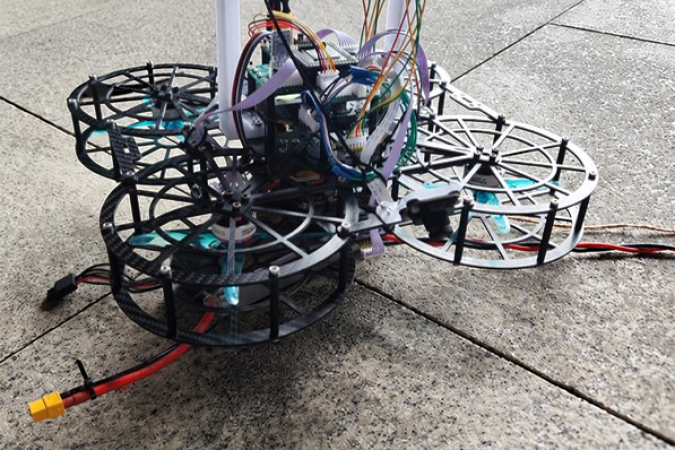Drone flying task at the 21st National University Students Intelligent Car Race (South China Division)