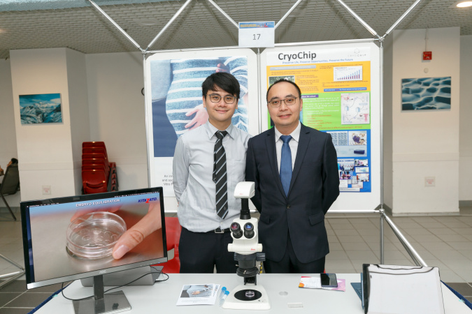 Ervin and his partner CHAN Ho-Nam, also an HKUST alumnus, participated in the HKUST-Sino One Million Dollar Entrepreneurship Competition 2019.