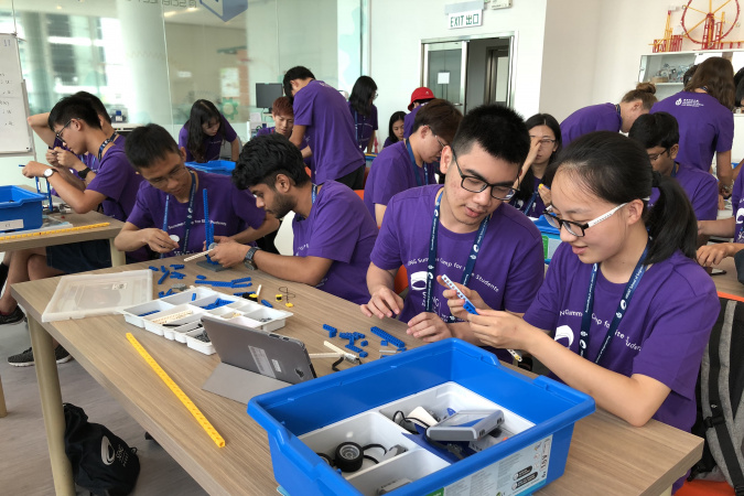 Robotics workshop at Hong Kong Science Park