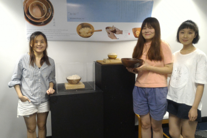 Members of the JiaJia Team: (from left) Leah Choi from HKUST, and Wei Chen and Xiaoya Wang, both from CAA.