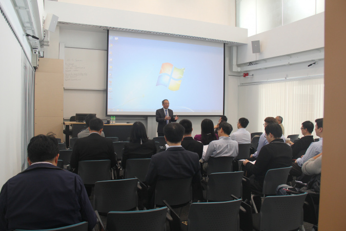HKUST Dean of Engineering Prof Tim Cheng gave a welcome speech at the forum.