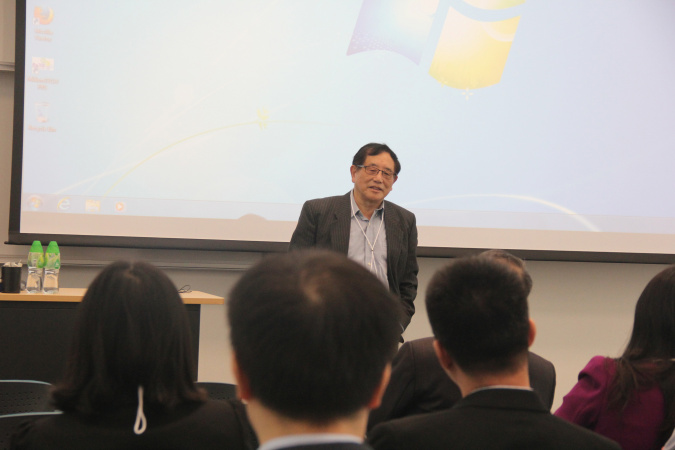 Prof Tongxi Yu, Senior Advisor to the President and former Acting Dean of Engineering, HKUST, gave a welcome speech at the forum. 