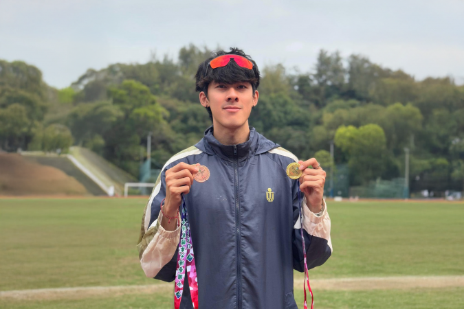 A leading long-distance runner, Jason was the Men’s 1,500m race champion and achieved third place in the Men’s 800m race at the 63rd USFHK Annual Athletic Meet.