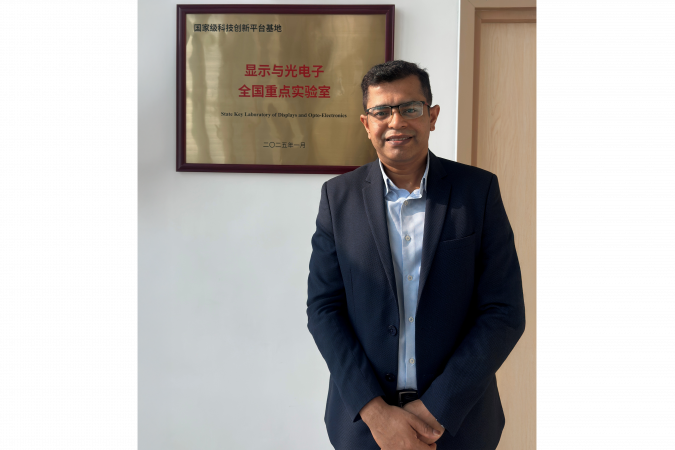 Prof. Abhishek Srivastava was cited “for sustained leadership in optical materials innovation, pioneering advances in ferroelectric liquid crystals, LC alignment technologies, and quantum rod performance for visual display systems.”