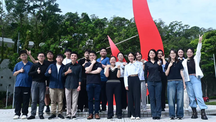 Why Join Bioengineering at HKUST’s CBE Department? Prof. Terence Wong (front row, fifth left) and students in the Department of Chemical and Biological Engineering