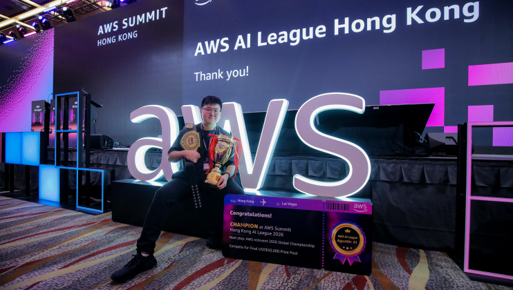 Computer Science Alumnus Max CHUI Crowned Hong Kong Champion of Amazon Web Services AI League
