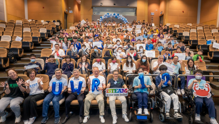 Over 100 Primary 4 to Secondary 3 students from 24 schools participated in the HKUST Underwater Robot Competition 2025 on March 29-30. The competition concluded with an award presentation ceremony on May 10, 2025 (pictured), which also celebrated the 10th anniversary of the event.